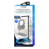 Xtreme - Headphone Stand with Built-in Wireless Phone Charger, Black - - Mounts For Less