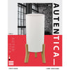 Xtricity - Cylindrical Table Lamp, 7.87 '' x 15.74 '', From the Autentica Collection, White - 76-1-69059 - Mounts For Less