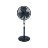 Xtricity - Oscillating Pedestal Fan, 18" Diameter, 3 Speed Settings, 65 Watts, With Remote Control, Black - 76-4-80322 - Mounts For Less