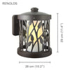 Xtricity - Outdoor Wall Light, 11.41 '' Height, From The Renolds Collection, Black - 76-5-90016 - Mounts For Less