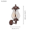 Xtricity - Outdoor Wall Light, 15.9'' Height, From the Alanah Collection, Brown - 76-5-90264 - Mounts For Less