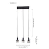 Xtricity - Pendant Light, 20.86 '' Width, From The Norway Collection, Black - 76-5-90006 - Mounts For Less