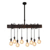 Xtricity - Pendant Light, 37.4 '' Width, From Harrison Collection, Wood and Metal - 76-5-90012 - Mounts For Less