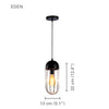 Xtricity - Pendant Light, 5.1 '' Width, From Eden Collection, Black - 76-5-90104 - Mounts For Less