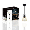 Xtricity - Pendant Light, 5.5 '' Width, From the Brentford Collection, Black and Gold - 76-5-90148 - Mounts For Less