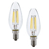 Xtricity - Set of 2 Energy Saving LED Bulbs, Dimmable, Type C, 4.5W, 3000K Soft White - 76-1-40075 - Mounts For Less