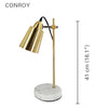 Xtricity - Table Lamp, 16.1'' Height, From the Conroy Collection, Gold - 76-1-69071 - Mounts For Less
