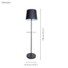 Xtricity - Torchiere Floor Lamp, Height 4.25 ', from the Nirvana Collection, Black - 76-5-90029 - Mounts For Less
