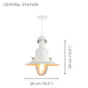 Xtricty - Pendant Light, 10.2 '' Wide, From Central Station Collection, White - 76-5-90102 - Mounts For Less