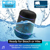 iHome - Portable Speaker, Bluetooth, Waterproof and LED Lighting, Black - 78-136710 - Mounts For Less