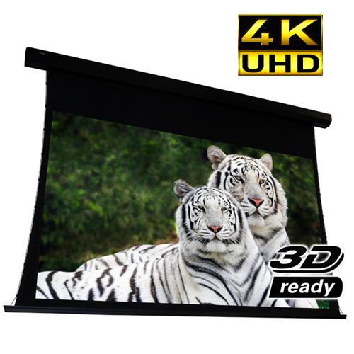 100" 16:9 Electric Projection Screen Reference Studio AudioWeave 4K "Tab-Tensioned" White - 13-0237 - Mounts For Less