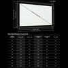106″ 16:9 Elara High Definition Cinema White Fixed Frame Screen - 13-0212 - Mounts For Less