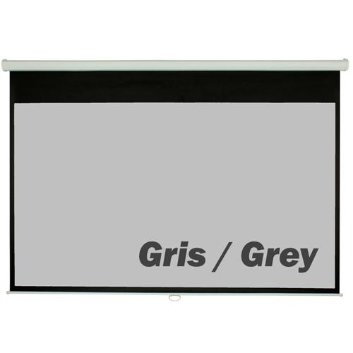 106" 16:9 Manual Projection Screen Soft PVC grey - 13-0123 - Mounts For Less