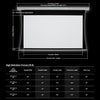 106" 4:3 Electric Tab-Tensioned Projection Screen White - - Mounts For Less