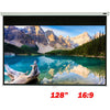 128" 16:9 Manual Projection Screen Soft PVC white - 13-0104 - Mounts For Less