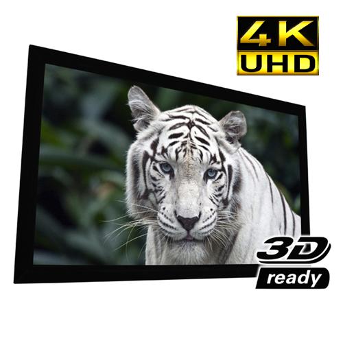 135″ 16:9 Reference PureBright 4K White Fixed-Frame Screen 2.4 Gain - 13-0209 - Mounts For Less