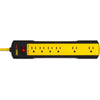 360 Electrical Pro 6 Outlets Surge Protector Strip Yellow 36003 - 67-PO36003 - Mounts For Less