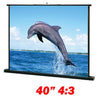 40" 4:3 Portable "TableTop" Screen white - 13-0079 - Mounts For Less