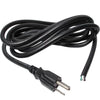 6ft Power Cord 3 conductors, 14 AWG, SJT, cETLus certified, Black - 06-0118 - Mounts For Less