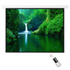 84" 4:3 Electric Projection Screen Matt White With Remote - 13-0034 - Mounts For Less