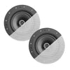 AMX AS-24 8'' 2-Way In-Ceiling Speakers 100 Watts 8 Ohms Sold As A Pair White - 97-AS-24 - Mounts For Less