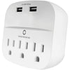 AMX PA-35 Surge Protectors 3 Outlet With 2 USB Ports 2.4A - 97-PA-35 - Mounts For Less
