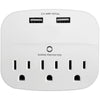 AMX PA-35 Surge Protectors 3 Outlet With 2 USB Ports 2.4A - 97-PA-35 - Mounts For Less