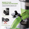 Aeitto - Slow Masticating Juicer With 81mm Wide Chute, Black - 67-APHSJ-8824 - Mounts For Less