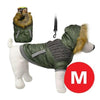 Animooos PCL-426M Thermal Retention Parka for Dog, Color Olive Green, Size Medium - 80-PCL-426M - Mounts For Less