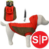 Animooos PCL815S Padded Winter Jacket for Dog, Red Color, Size Small - 80-PCL815S - Mounts For Less