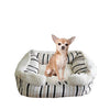 Animooos - Square Plush Pet Bed, Size Small, Stripe Pattern - 80-PBB8076S - Mounts For Less