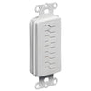 Arlington CED130 Flexible Pass-thru DECORA Wallplate for Cables SINGLE white - 98-ZWP-CED130 - Mounts For Less