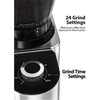 Aromaster - Electric Coffee Grinder with 24 Grind Settings, Anti-Static Technology, Stainless Steel - 67-APCG204 - Mounts For Less