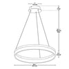 BAZZ P14786BS Integrated Circular LED Fixture - 84-P14786BS - Mounts For Less