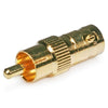 BNC Female to RCA Male Adapter Gold Plated - 99-4127 - Mounts For Less