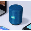 BWOO BS-50BL Speaker Bluetooth 5.0, WAV, MP3, TF Card, USB, AUX. Blue - 95-BS-50BL - Mounts For Less