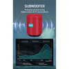 BWOO BS-50R Speaker Bluetooth 5.0, WAV, MP3, TF Card, USB, AUX. Red - 95-BS-50R - Mounts For Less
