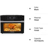 Beelicious - 19-in-1 Air Fryer and Toaster Oven Combo, 1800 Watts, Black - 67-APBAF802 - Mounts For Less