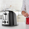 Black + Decker - Extra Large 2 Slice Toaster, 850W, Black - 65-311102 - Mounts For Less