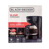 Black + Decker - Programmable Coffee Maker with 12 Cup Capacity, Black - 65-311108 - Mounts For Less