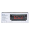 Borne - AM / FM Clock Radio with Large Digital Display, Two Alarms, Black - 78-134020 - Mounts For Less