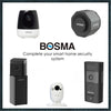Bosma - XC Indoor Security Camera, 1080p, Motion and Sound Detection + 2 Door or Window Sensors, White - 95-XC Connect - Mounts For Less