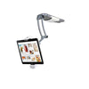 CTA Digital - 2 in 1 Kitchen iPad and Tablet Holder, 6 to 8.5 Inches Wide, Gray - 67-CEPAD-KMS - Mounts For Less