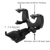 Car Phone Holder, Rearview Mirror Mount Stand Holder with One-Touch Design Dashboard for Smartphones Black or White - 60-0266 - Mounts For Less