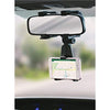 Car Phone Holder, Rearview Mirror Mount Stand Holder with One-Touch Design Dashboard for Smartphones Black or White - - Mounts For Less