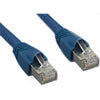 Cat6a Straight-Through Ethernet Cable Network 10 Gbit/S RJ-45 Shielded 1 Ft Blue - 98-C-01STP-C6A - Mounts For Less