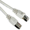 Cat6a Straight-Through Ethernet Cable Network 10 Gbit/S RJ-45 Shielded 200 Ft White - 98-C-200STP-C6AW - Mounts For Less