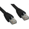 Cat6a Straight-Through Ethernet Cable Network 10 Gbit/S RJ-45 Shielded 250 Ft Black - - Mounts For Less
