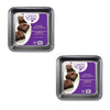 ChefElite - Set of 2 Square Cake Pans, 8"x8", Nonstick, Carbon Steel - 65-332335x2 - Mounts For Less