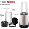 Chefman - Personal Blender & Accessories, 480 mL Capacity, 240 Watts, Stainless Steel - 65-311071 - Mounts For Less